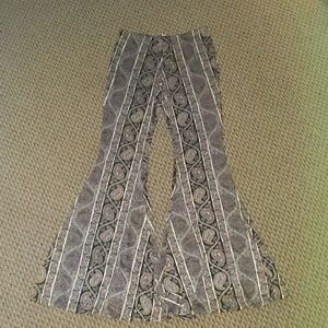 Paisley print Bell bottom flare pants
